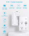 PowerNest™ 9-in-1 Wall Surge Protector
