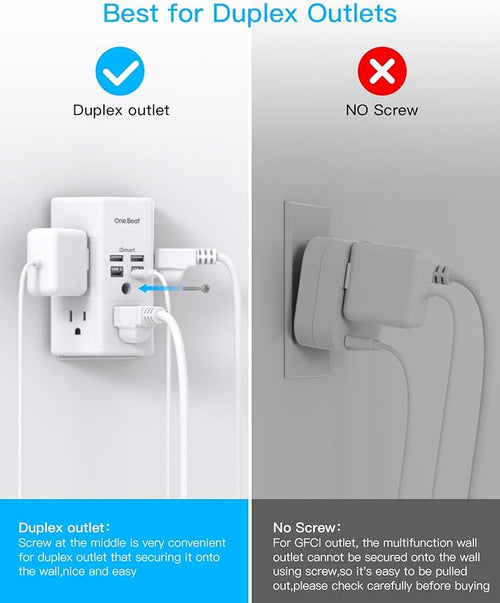 PowerNest™ 9-in-1 Wall Surge Protector