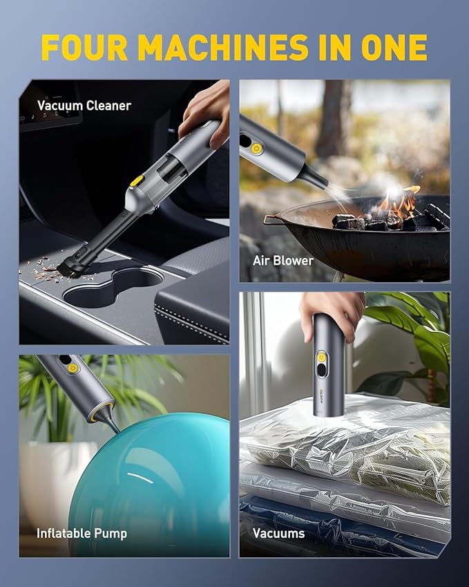 VacuJet™ 4-in-1 Cordless Car Vacuum